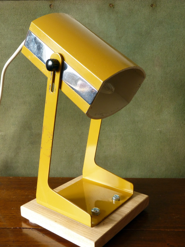 Anything In Particular Mustard and Chrome Prova Lamp