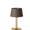 MLTL02 Table Lamp Grey Shade Copper Lining