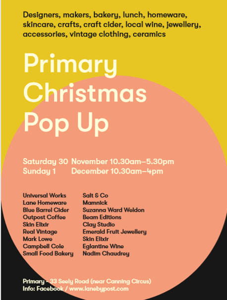 Primary Christmas Pop up market